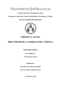 THOMAS S. SZASZ, PRECURSOR DE LA PSIQUIATRÍA CRÍTICA