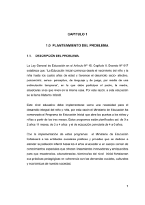 CAPITULO 1 1.0 PLANTEAMIENTO DEL PROBLEMA.