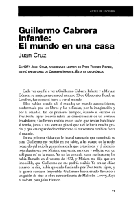 pdf Guillermo Cabrera Infante