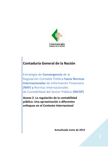 Anexo 2 - Contexto internacional de la Regulación Contable Pública