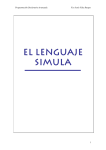 el lenguaje simula - Departamento de Lenguajes y Ciencias de la