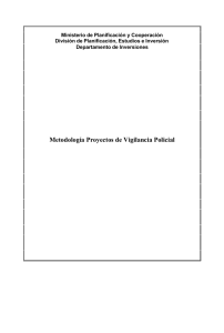 Metodología Proyectos de Vigilancia Policial