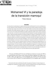 Mohamed VI y la paradoja de la transición marroquí1