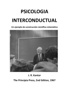 Psicología Interconductual