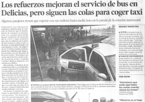 Los refuerzos mejoran el servicio de bus en