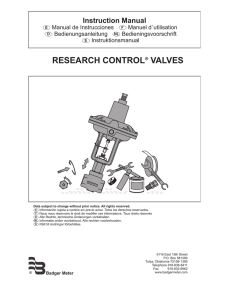 research control® valves