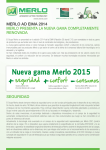 Nueva gama Merlo 2015