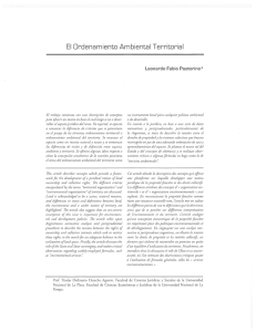 EI Drdenamiento Ambiantal Territorial