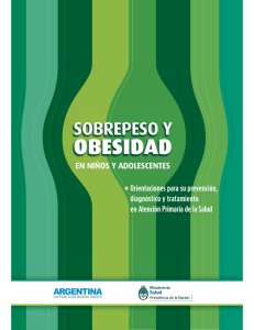 Sobrepeso y Obesidad en niños y adolescentes