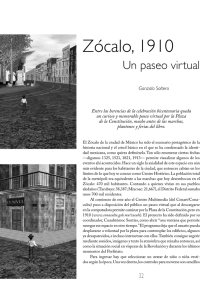 Zócalo, 1910 - Difusión Cultural UAM