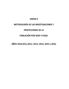 Anexo II. Proyeccion Nacional- Revision 2015