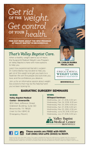 Get rid weight. - Valley Baptist Medical Center