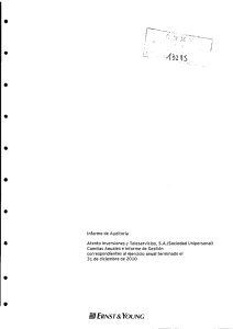 Informe de Auditoría Atento Inversiones y Teleservicios, S.A.