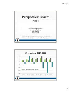 Perspectivas Macro 2015