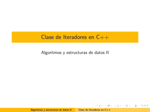 Clase de Iteradores en C++