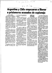 Argentina y Chile empezaron a liberar a prisioneros acusados de