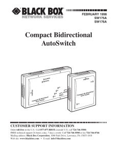 Compact Bidirectional AutoSwitch