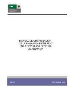 manual de organización de la embajada de méxico en la república