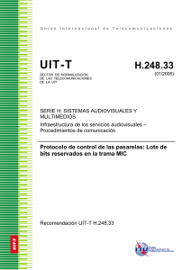 UIT-T Rec. H.248.33 (01/2005)