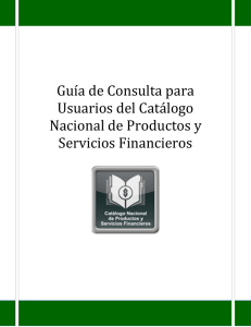 Guía de Consulta para Usuarios del Catálogo Nacional