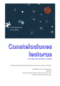 Constelaciones lectoras - Premios pedagógicos Domingo Lázaro