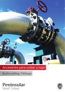 Accesorios para soldar a tope Buttwelding Fittings