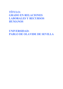 Memoria del Título de Grado en RRLL y RRHH. Punto 2-8