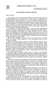 COMUNICACIÓN ACADÉMICA N° 1688 CARLOS AMADO