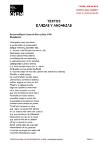 TEXTOS DANZAS Y ANDANZAS