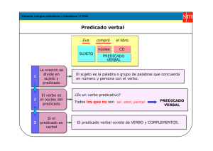 Predicado verbal - Librosvivos.net