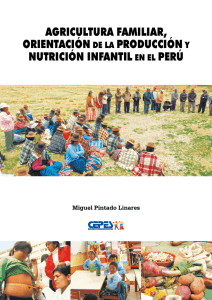 agricultura familiar, orientación de la producción y nutrición