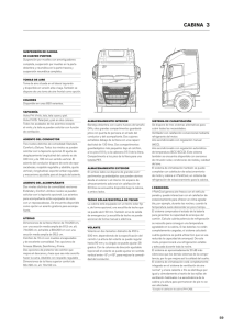 Volvo FH, Especificaciones_Cabina