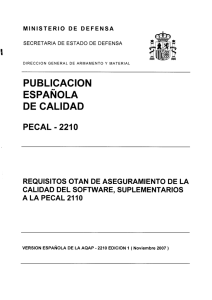 pecal 2210 - Ministerio de Defensa