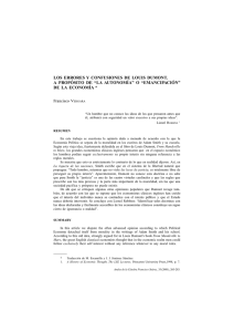 los errores y confusiones de louis dumont. a propósito de