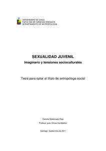 sexualidad juvenil - Repositorio Académico