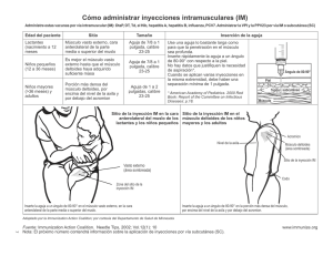 Cómo administrar inyecciones intramusculares (IM)