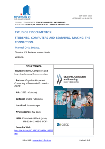 ESTUDIOS Y DOCUMENTOS: STUDENTS, COMPUTERS AND