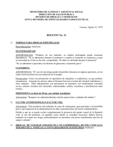REPUBLICA DE VENEZUELA – Ministerio de Sanidad y