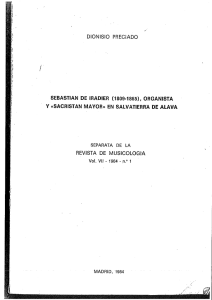 DIONISIO PRECIADO SEBASTIAN DE IRADlER (1809