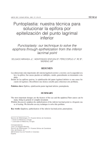 Puntoplastia - Sociedad Canaria de Oftalmología