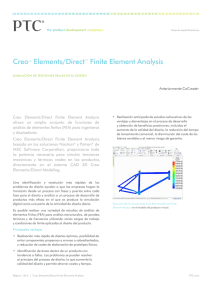 Creo™ Elements/Direct™ Finite Element Analysis