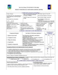 PPMR for MIF project TC9805021 - ATN/MT-6357