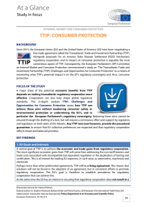 TTIP: Consumer Protection - European Parliament