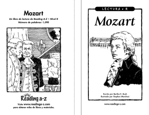 Mozart - Las clases de la Sra. Collier