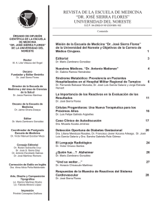 revista de la escuela de medicina “dr. josé sierra flores”