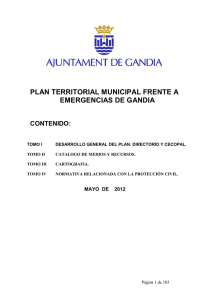 plan territorial municipal frente a emergencias de gandia