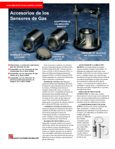 Accesorios de los Sensores de Gas