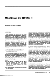 MÁQUINAS DE TURING m