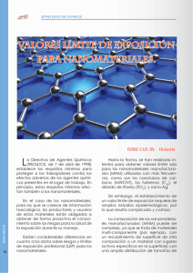 valores limites nanomateriales - Prevención de Riesgos Laborales