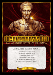 Solución Grandes Batallas de Roma.